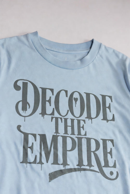 Decode The Empire Original short sleeve t-shirt – front view, hip-hop streetwear