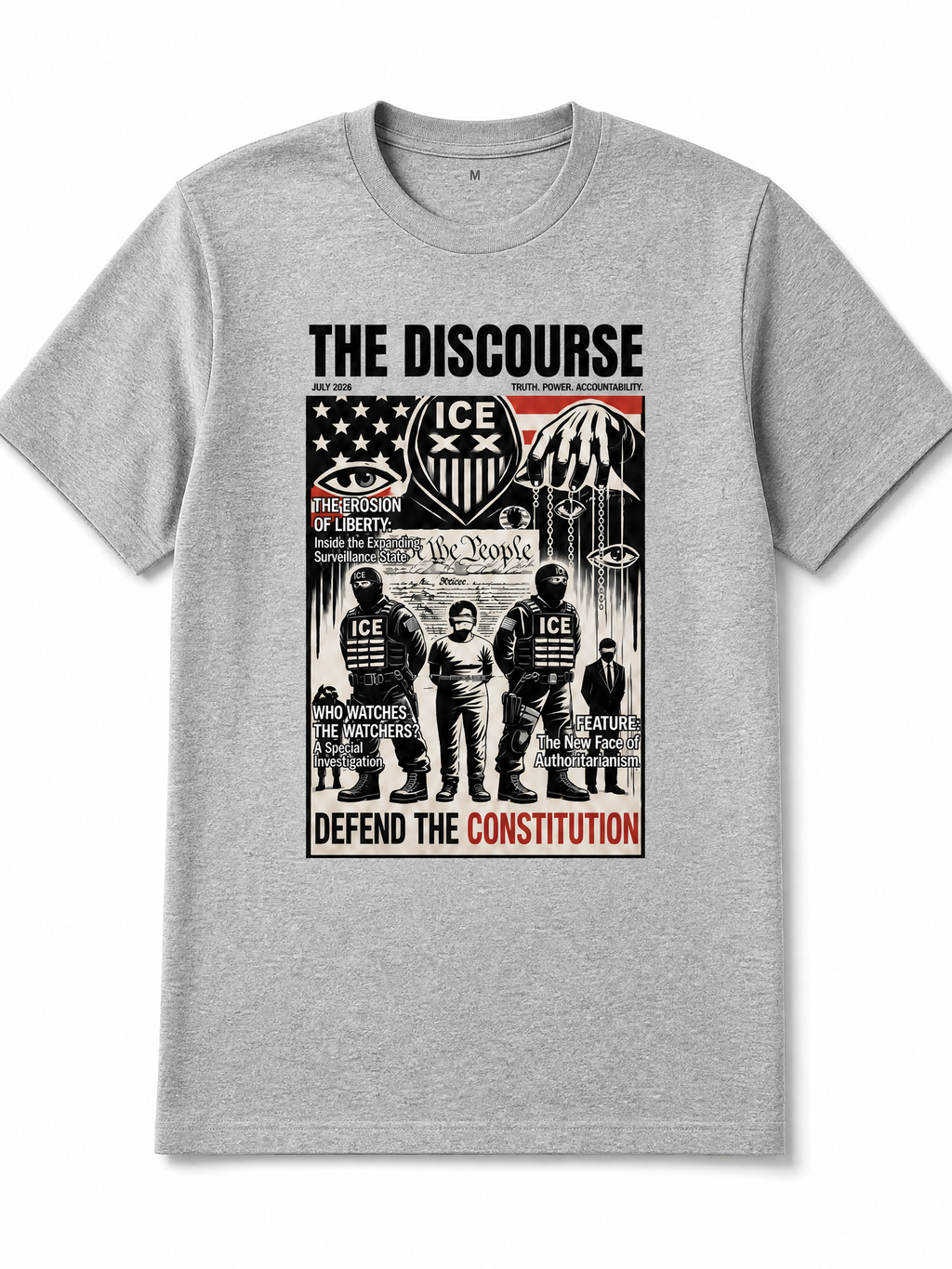 Disclosure Graphic Tee – Defend The Constitution